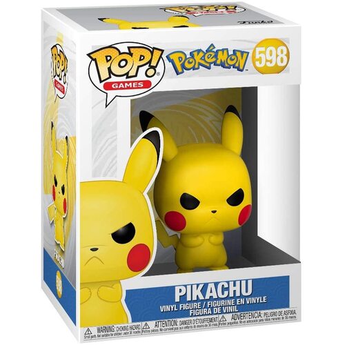 Funko Pop! Games Pokemon Pikachu Grumpy Vinyl Figure #598