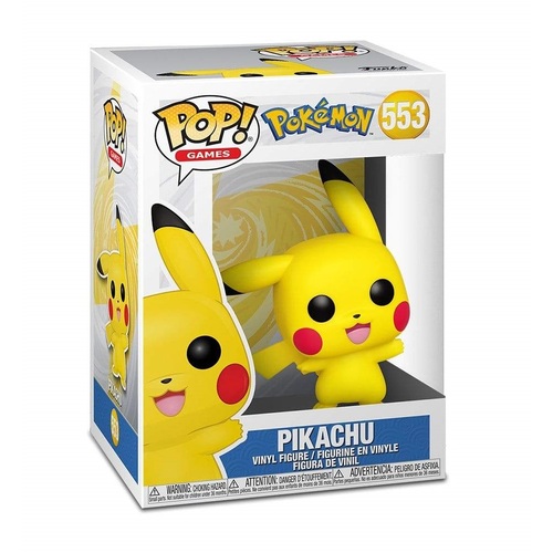 Funko Pop! Games Pokemon Pikachu Wave Vinyl Figure #553