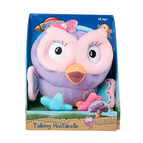 Giggle & Hoot Talking Hootabelle Interactive Plush Toy 16cm