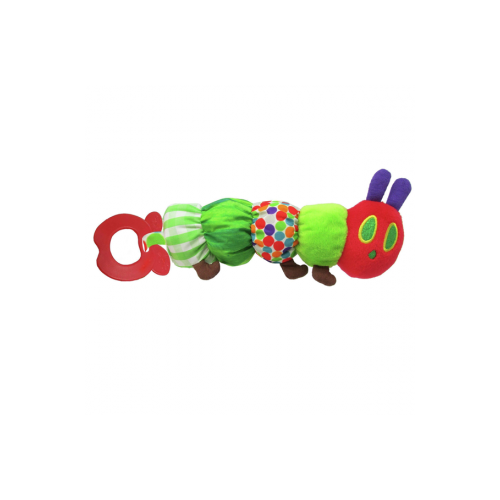 The Very Hungry Caterpillar Teether Rattle Toy Red
