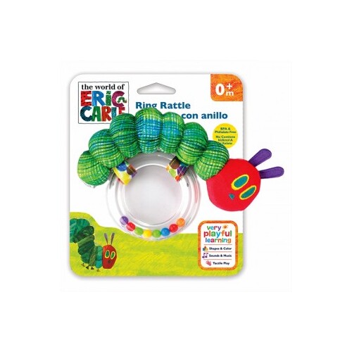 The Very Hungry Caterpillar Ring Rattle Toy