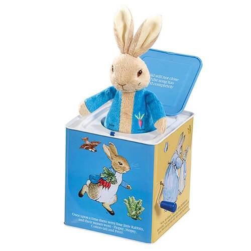 Beatrix Potter Peter Rabbit Jack in a Box Musical Toy