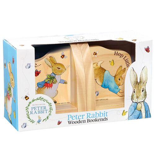 Beatrix Potter Peter Rabbit Wooden Nursery Bookends