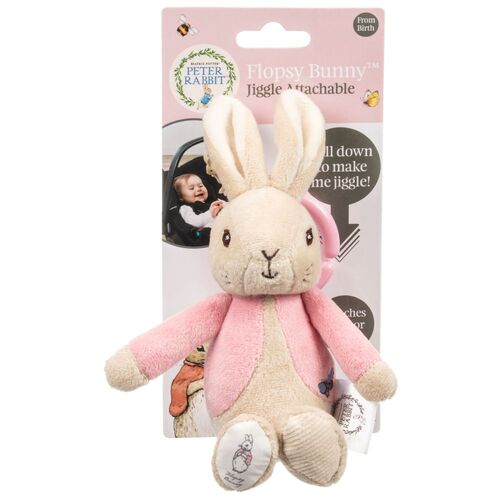 Beatrix Potter Peter Rabbit Flopsy Jiggler Attachable Toy