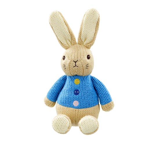 Beatrix Potter Peter Rabbit Made With Love Knitted Plush Toy 18cm