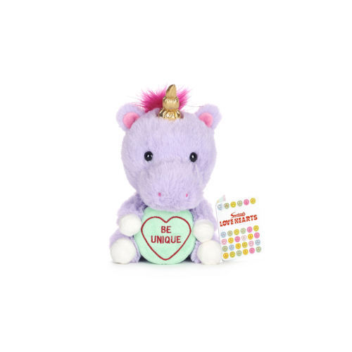 Swizzels Love Hearts Be Unique Unicorn Plush Toy 18cm