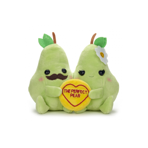 Swizzels Love Hearts Perfect Pear Couple Plush Toy 16cm