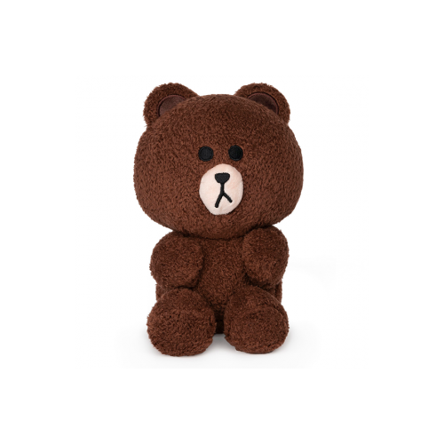 Line Friends Bear Plush Toy Brown 18cm True Blue Toys Australia