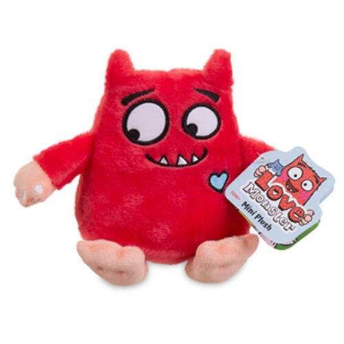 Love Monster Mini Plush Toy 15cm Red
