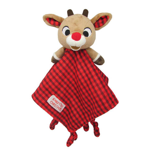 Rudolph the Red Nosed Reindeer Baby Comfort Blanket Toy