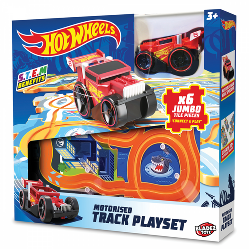 Hot Wheels Motorised Track Puzzle Playset STEM Educational Toy