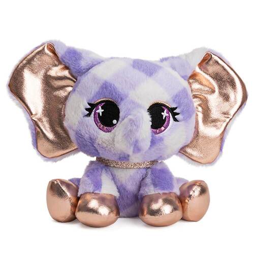 GUND P.Lushes Pets Ella L'Phante Elephant  Plush Toy 16cm Purple
