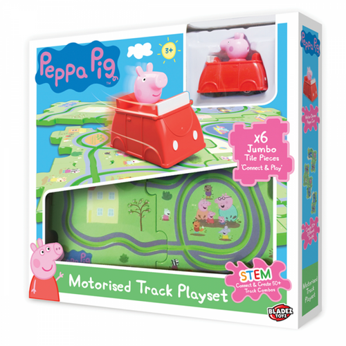 Peppa Pig Motorised Track Puzzle Playset STEM Educational Toy