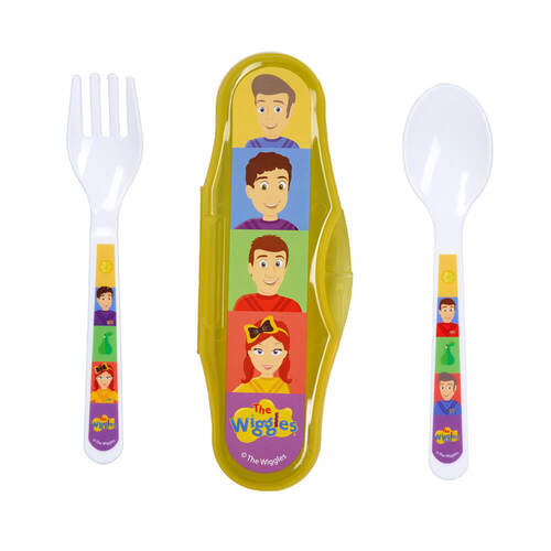 The Wiggles We're All Fruit Salad Cutlery Travel Set