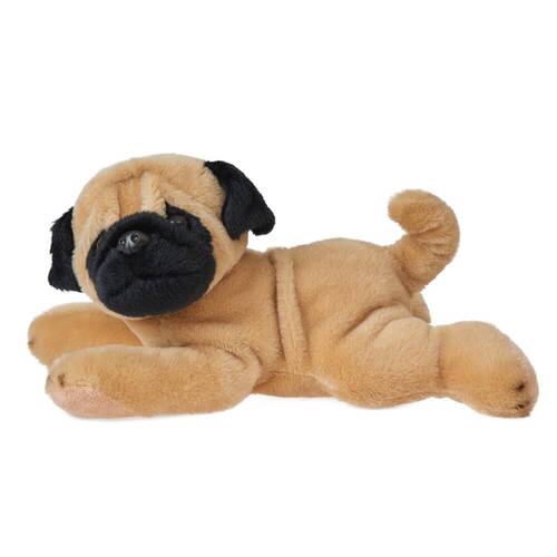 Cuddlimals Dog Henrick Pug Lying Plush Toy 25cm