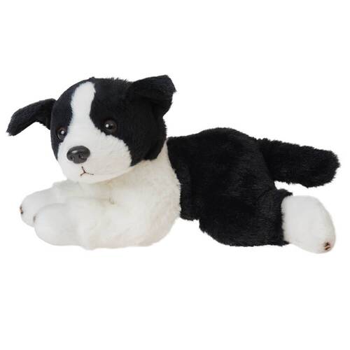 Cuddlimals Dog Tilly Border Collie Lying Plush Toy 25cm