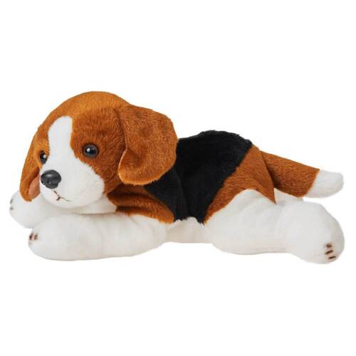 Cuddlimals Dog Harper Beagle Lying Plush Toy 25cm