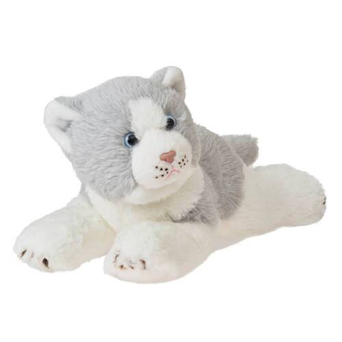 Cuddlimals Cat Griffin Grey Lying Plush Toy 25cm