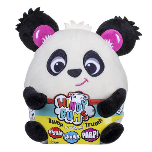 Windy Bums Cheeky Panda Farting Plush Toy 20cm
