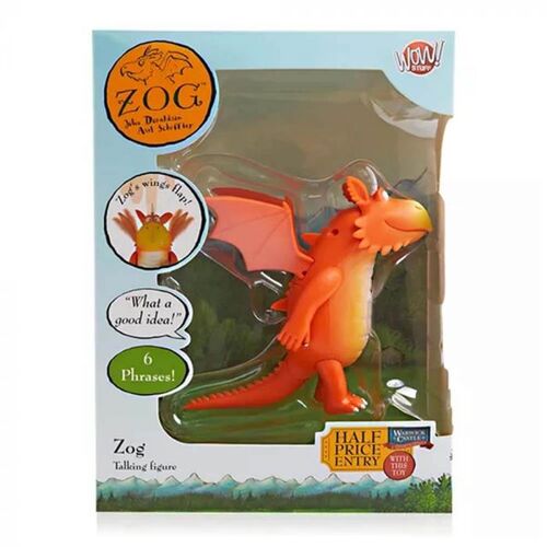Zog Dragon Interactive Talking Toy Figure Orange