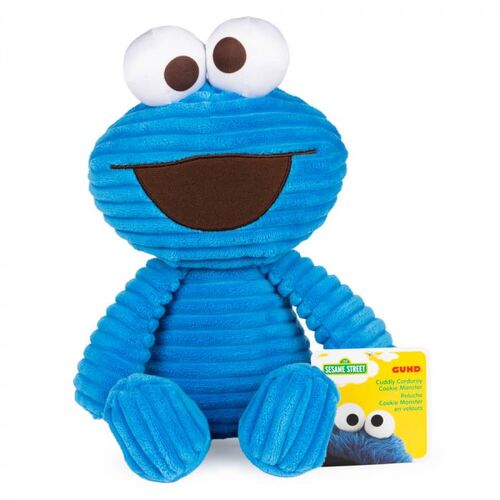 Sesame Street Cookie Monster Cuddly Corduroy Plush Toy 28cm