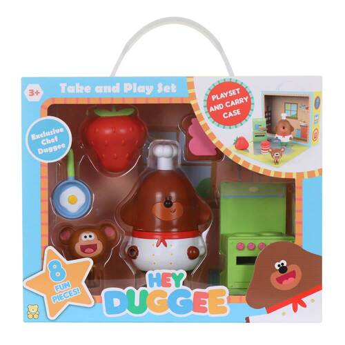 Hey Duggee Take & Play Cook with Duggee Figurine Playset
