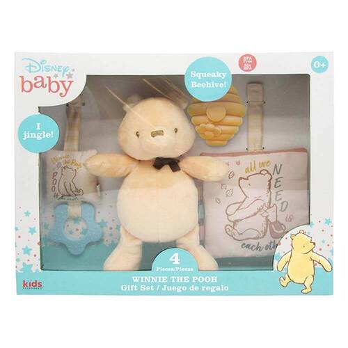Winnie the Pooh Classic Baby Gift Set 4 Pack