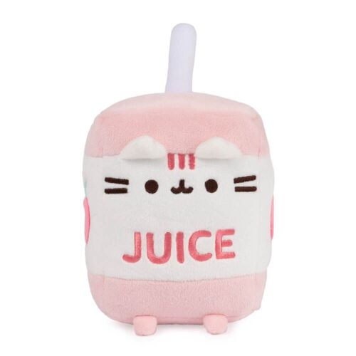 Pusheen the Cat Sips Juice Box Plush Toy 15cm Pink