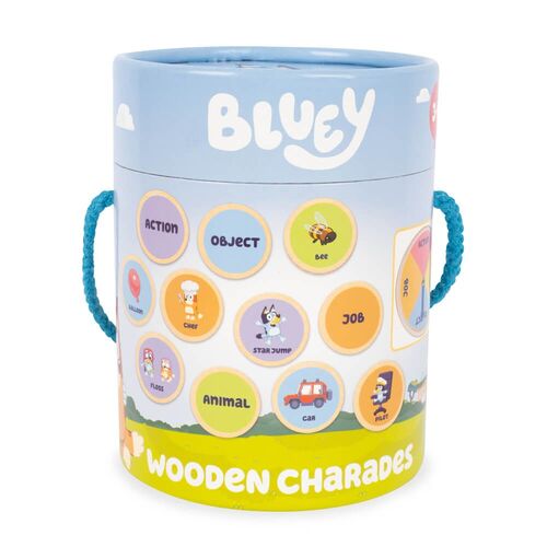 Bluey Wooden Charades Game