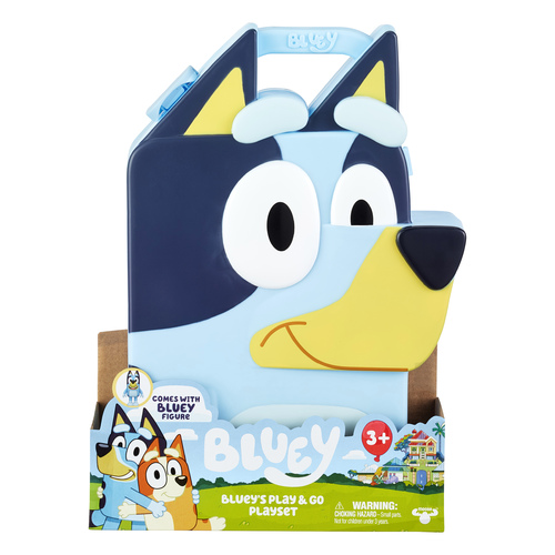 Bluey's Play & Go Collectors Case Playset with Bluey Figurine