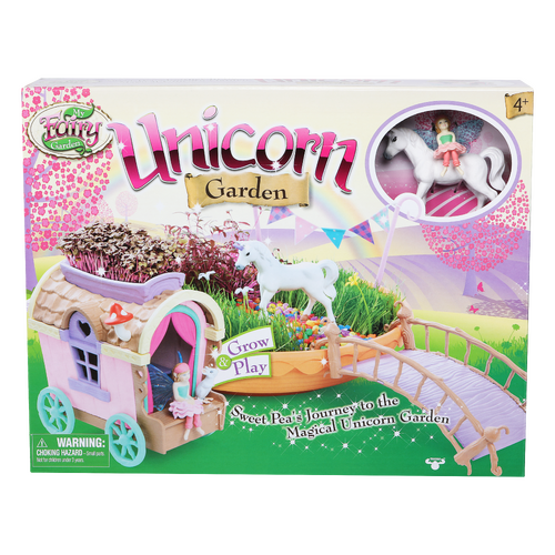 My Fairy Garden Unicorn Garden with Caravan