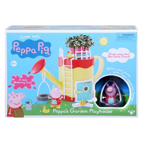 Peppa Pig Grow & Play Peppa's Garden Playhouse with Red Swiss Chard Seeds