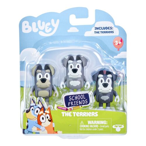Bluey School Friends The Terriers Figurines 3 Pack