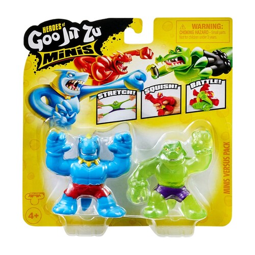 Heroes of Goo Jit Zu Minis Tyro Versus Goo Power Rock Jaw Series 7