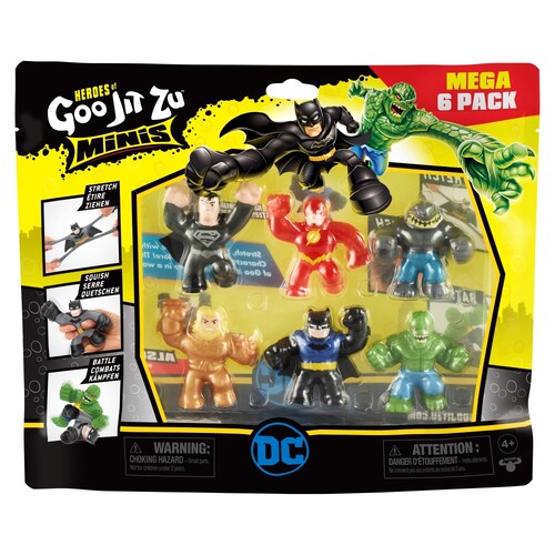 Heroes of Goo Jit Zu DC Minis Mega 6 Pack Series 4