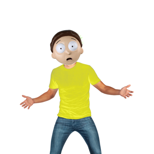 Rick & Morty Morty Costume Adult Size Extra Large