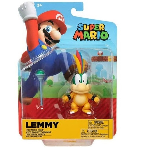 Nintendo Super Mario Lemmy Poseable Figurine 10cm