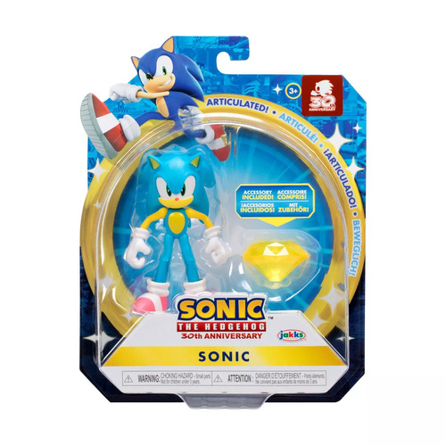 Sonic the Hedgehog Modern Sonic with Chaos Emerald Figure 10cm