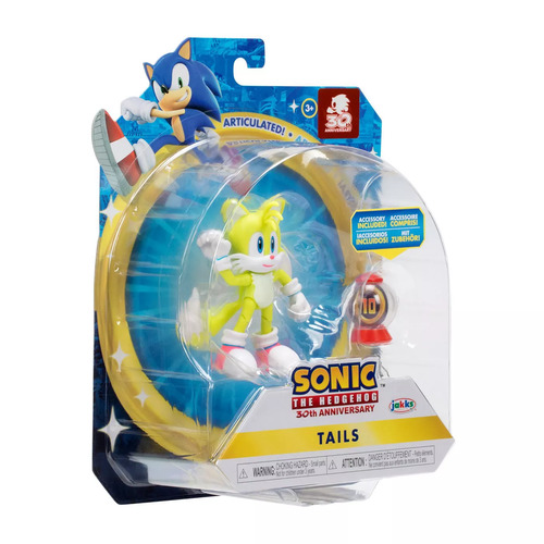 Sonic the Hedgehog Tails with Super Ring Figure 10cm