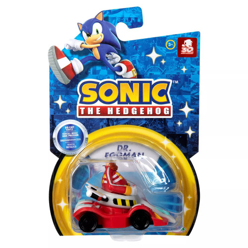 Sonic the Hedgehog Dr. Eggman Egg Booster Die Cast Vehicle 6cm