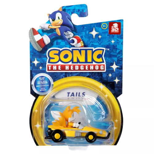 Sonic the Hedgehog Tails Whirlwind Sport Die Cast Vehicle 6cm