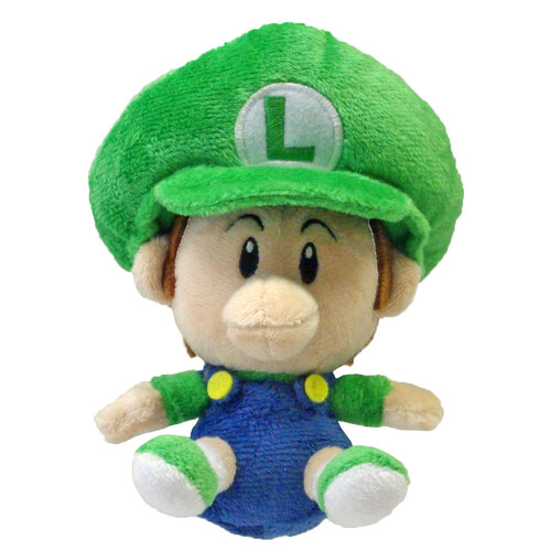 Super Mario Baby Luigi Plush Toy 15cm